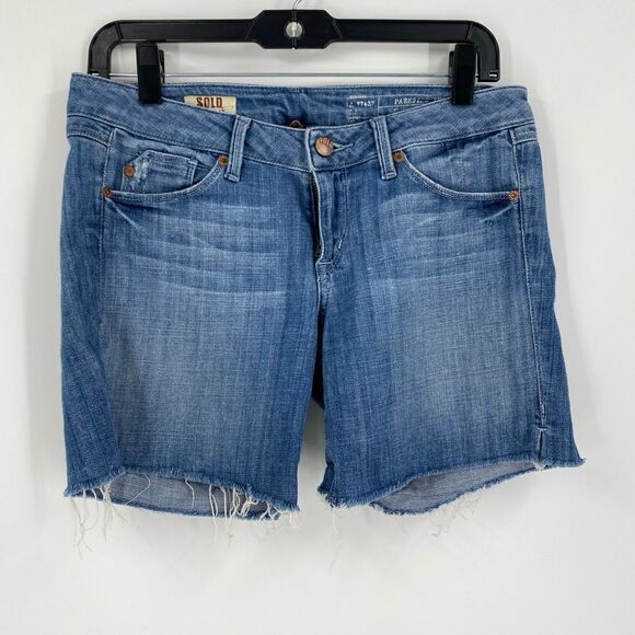 Sold by Design Lab Women’s Denim Parkside Shorts size 28 - Picture 1 of 5